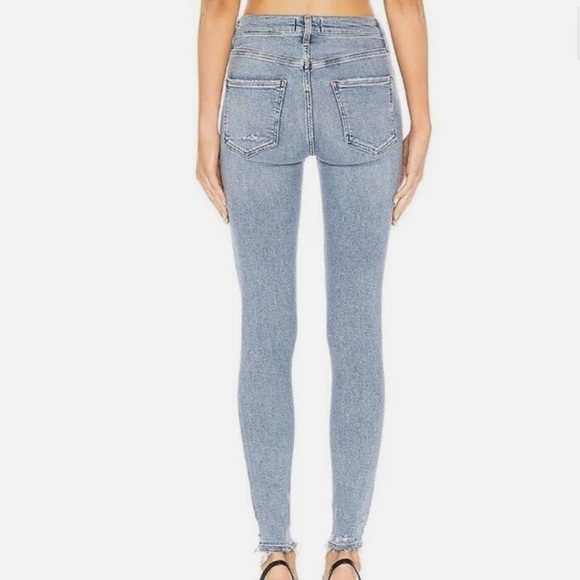 Agolde Sophie High Rise Skinny Jeans Size 25 Scheme Wash Light Blue A108-1045 - Picture 3 of 9